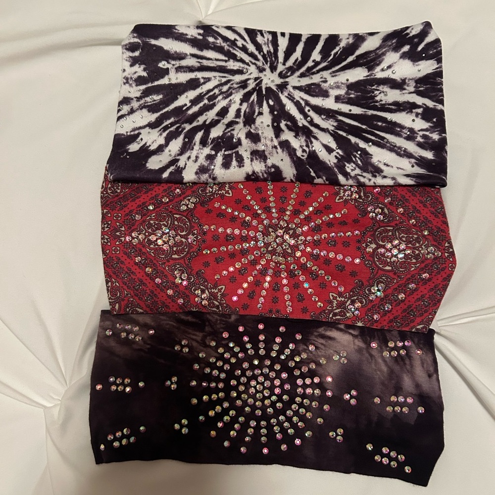 Stylish Tie-Dye and Paisley Headbands
